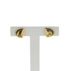 Gouden oorstekers met diamant | 0,05 ct. (rond briljant), Gebruikt, Overige kleuren, Ophalen of Verzenden, Met edelsteen