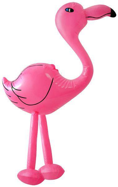 Opblaas Flamingo 64 cm, Hobby en Vrije tijd, Feestartikelen, Feestartikel, Nieuw, Verzenden