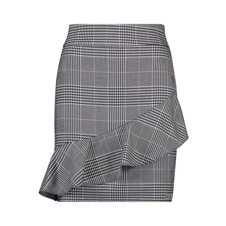 Josh V • korte geruite rok Roxan • XS, Kleding | Dames, Rokken, Grijs, Nieuw, Maat 34 (XS) of kleiner, Verzenden