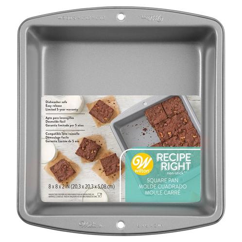 Wilton Bakvorm Vierkant 20x20cm, Hobby en Vrije tijd, Taarten en Cupcakes maken, Nieuw, Verzenden