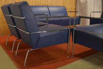 Lammhults set 2 x sofa banken 3 x chairs fauteuils Gunnilla