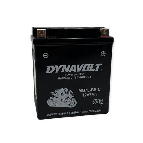 Accu Dynavolt Nano-Gel MG7L-BS-C (DTX7L-BS/ YTX7L-BS), Fietsen en Brommers, Brommeronderdelen | Scooters, Verzenden