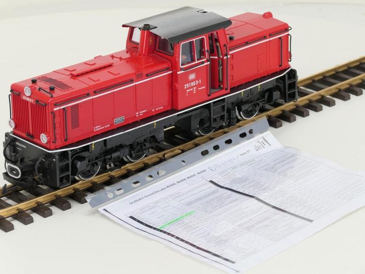 LGB 21510 XXL DB Diesellok 251903-1, Digital, Sound, Auto..., Hobby en Vrije tijd, Modeltreinen | Overige schalen, Overige typen