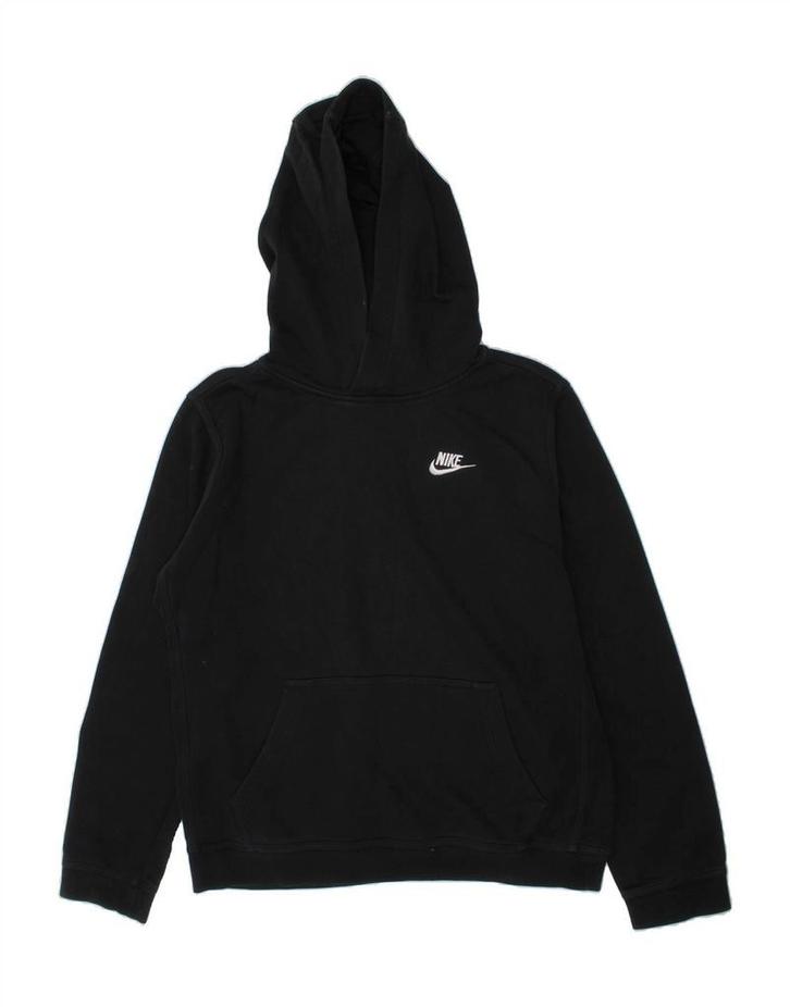 NIKE Boys Hoodie Jumper 13-14 Years XL Black Cotton, Kleding | Heren, Truien en Vesten, Verzenden