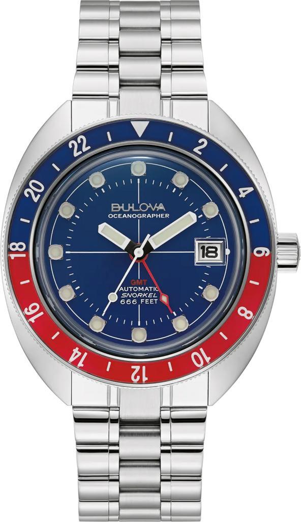 Bulova 96B405 Oceanographer automatisch horloge, Sieraden, Tassen en Uiterlijk, Horloges | Heren, Polshorloge, Nieuw, Overige merken