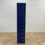Tweedehands lockerkast 10 vaks (hxbxd) 182x38x46 cm, Grijs -, Huis en Inrichting, Kasten | Lockerkasten, Ophalen of Verzenden
