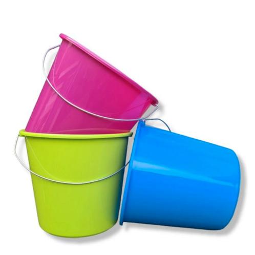 3 x Huishoudemmer - Emmer - 10 Liter - Lentekleuren, Boeken, Wonen en Tuinieren, Verzenden