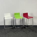 [SET] Sintesi Hoge Barkruk - Kunststof Zitting, Ophalen of Verzenden, Gebruikt