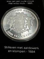 Gabon. 1000 Francs 2017 Vincent van Gogh (9 stuks) (Zonder