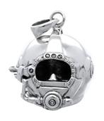 Zilveren Duikhelm kettinghanger, Sieraden, Tassen en Uiterlijk, Verzenden, Nieuw