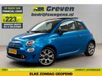 Fiat 500 1.0 Hybrid Sport Pano Navigatie LED Airco Cruise, LED verlichting, Blauw, Handgeschakeld, Nieuw