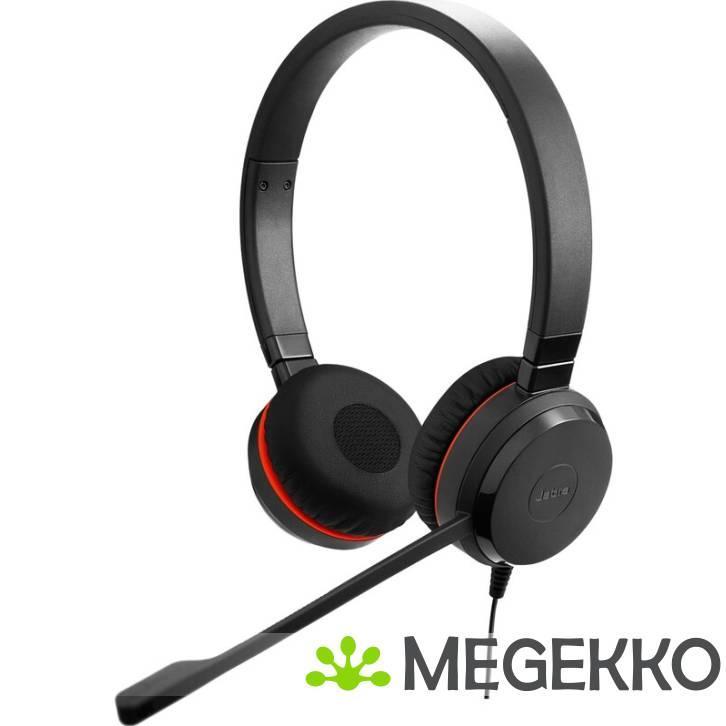 Jabra Evolve 20SE MS Stereo Bedrade Headset, Computers en Software, Headsets, Nieuw, Verzenden