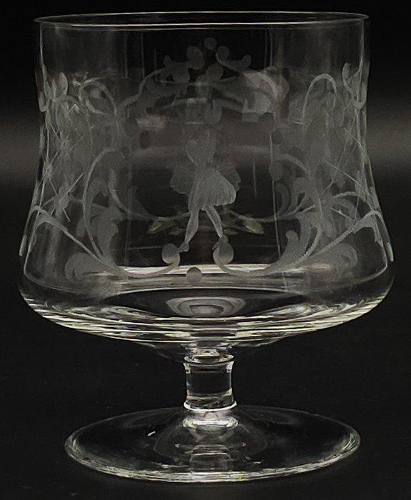 S.I.V.A. m. Indovino Venezia - Drinkset (6) - Kristal, Antiek en Kunst, Antiek | Glas en Kristal