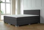 ACTIE! Boxspring Barcelona 160 200 Antraciet, Verzenden, 200 cm, 160 cm, Nieuw