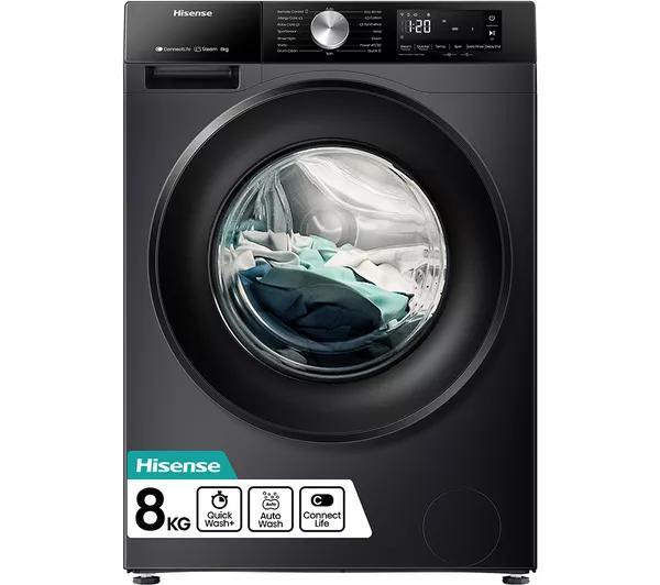 Hisense Wf3s8043bb3 Wasmachine 8kg 1400t, Witgoed en Apparatuur, Wasmachines, Nieuw, Voorlader, 85 tot 90 cm, Ophalen of Verzenden