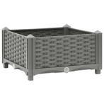 vidaXL Plantenbak verhoogd 40x40x23 cm polypropeen, Kunststof, Minder dan 30 cm, Verzenden, Minder dan 60 cm