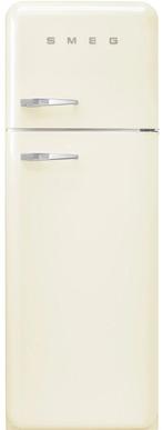 Smeg FAB30RCR5 retro jaren 50 koelkast - crème - rechtsdraa, 150 tot 200 liter, Verzenden, 60 cm of meer, Met aparte vriezer