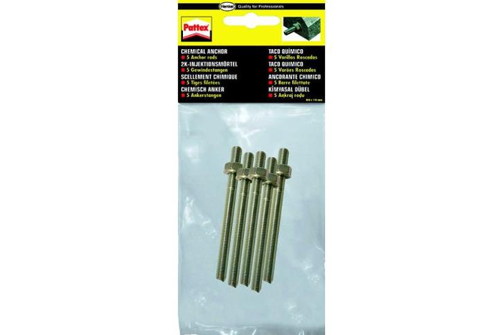 Pattex ankerstangen 8, 5 stuks, Doe-het-zelf en Verbouw, Overige Doe-het-zelf en Verbouw, Nieuw, Verzenden