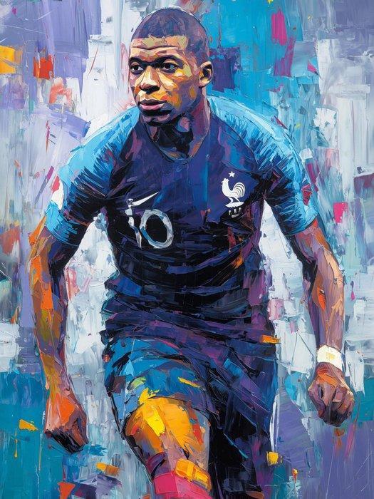 Canvas Fit - Alberto Ricardo - “Mbappé: campeón mundial”, Verzamelen, Overige Verzamelen