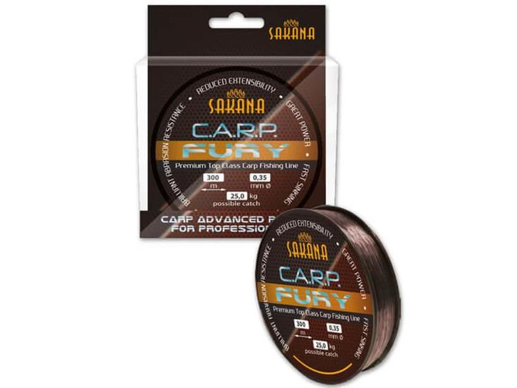 Carp Fury Karperlijn 600 m. - Karper XL, Watersport en Boten, Hengelsport | Karpervissen, Vislijn, Nieuw, Verzenden
