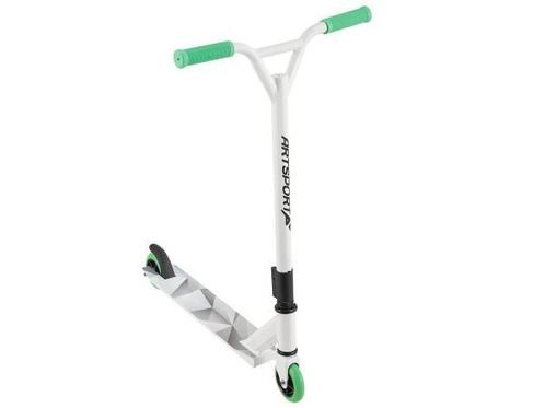Veiling - Stuntstep Futuristisch in Wit Groen, Fietsen en Brommers, Steps