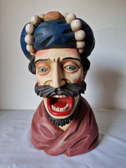 sculptuur, DYNN ADRO Gaper, Handgeschilderd - 31 cm - resin, Antiek en Kunst, Curiosa en Brocante