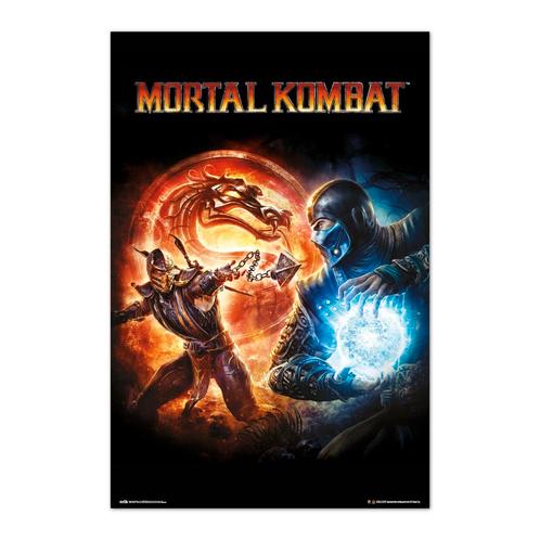Poster Mortal Kombat 9 Videogame 61x91,5cm, Verzamelen, Posters, Nieuw, A1 t/m A3, Verzenden