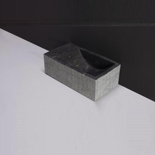 Forzalaqua Kalmar XS Hardsteen Gefrijnd Zonder Kraangat, Doe-het-zelf en Verbouw, Sanitair, Overige typen, Nieuw, Ophalen of Verzenden