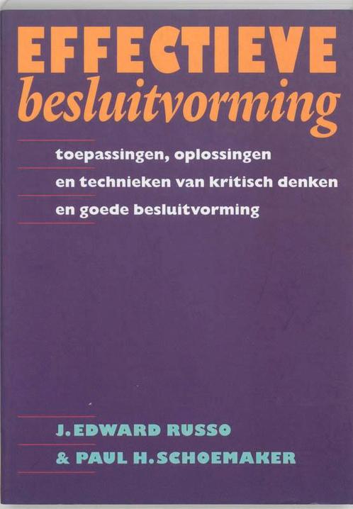 Effectieve besluitvorming 9789057121340 J.E. Russo, Boeken, Economie, Management en Marketing, Zo goed als nieuw, Verzenden