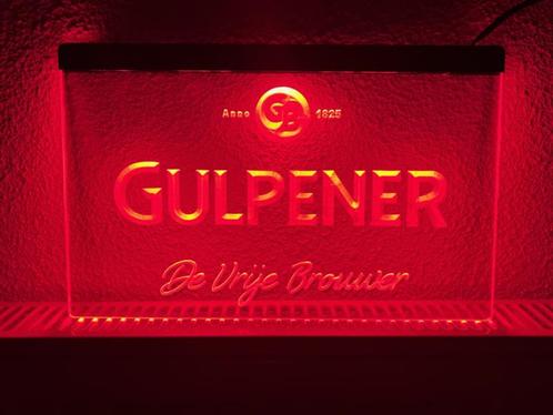 Gulpener neon bord lamp LED verlichting reclame lichtbak, Huis en Inrichting, Lampen | Overige, Nieuw, Verzenden