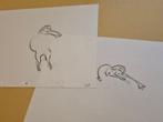 Walt Disney Studios - 2 Original animation drawings - The, Boeken, Strips | Comics, Nieuw