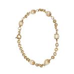 Armband - 18 karaat Geel goud - Parel, Sieraden, Tassen en Uiterlijk, Armbanden, Nieuw