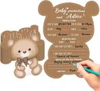 Baby voorspellings- en advies invulkaarten Beer 10 stuks, Verzenden, Nieuw, Versiering, Geboorte of Huwelijk