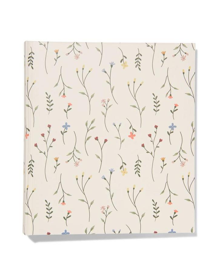 HEMA Fotoboek 32.5x29 papier bloemen, Computers en Software, Overige Computers en Software, Nieuw, Verzenden