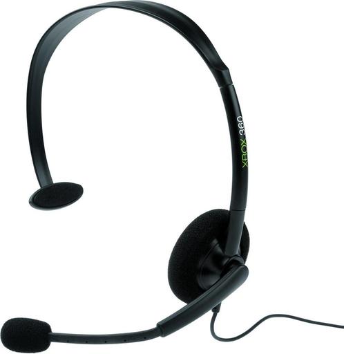 Microsoft Xbox 360 Headset - Zwart, Spelcomputers en Games, Games | Xbox 360, Ophalen of Verzenden