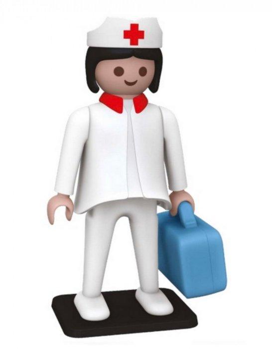 Playmobil - Beeld, Playmobil - Verpleegster - 2022 - XL - 21, Antiek en Kunst, Antiek | Overige Antiek