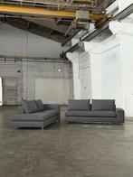 Minotti Williams Hoekbank Antraciet | NIEUWSTAAT + garantie, Huis en Inrichting, Banken | Bankstellen, 300 cm of meer, Ophalen of Verzenden