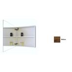 Spiegelkast Sanicare Qlassics 60 cm 1 Deur Belluno Eiken, Ophalen of Verzenden, Nieuw, Chroom, Bad