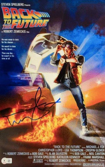 Back to the Future - Michael J. Fox - Signed 28x45 cm Photo, Verzamelen, Film en Tv