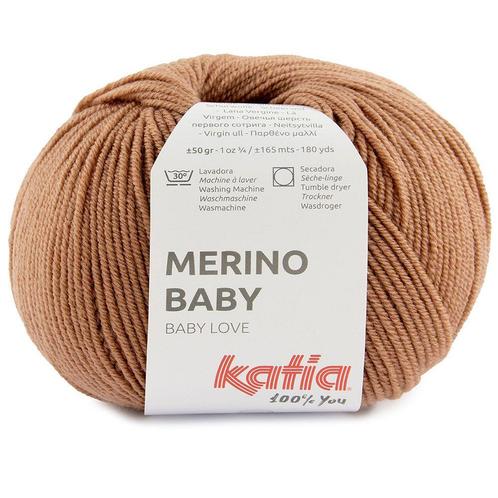 Katia Concept Merino Baby - 98 terrabruin - Wol Garen, Hobby en Vrije tijd, Breien en Haken, Ophalen of Verzenden