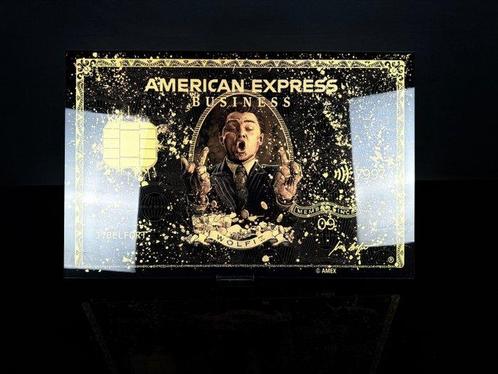 Mike Blackarts - The Wolf of Wall Street Business Card, Antiek en Kunst, Kunst | Schilderijen | Modern