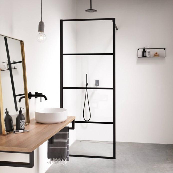 Sealskin Soho zwarte inloopdouche industrieel type A3 (Alle, Doe-het-zelf en Verbouw, Sanitair, Nieuw, Verzenden