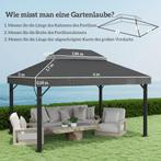 TRUUSK Outsuuny Vervangend Dak Voor Paviljoen 3 X 4m, Waterd, Tuin en Terras, Partytenten, Verzenden, Nieuw