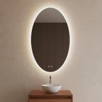 BWS Badkamerspiegel | Spark Ovale Verticaal | met LED, Doe-het-zelf en Verbouw, Sanitair, Ophalen of Verzenden, Nieuw, Bad