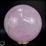 Natuurlijke Rozenkwarts Bol uit Brazilië- 814.02 g, Verzamelen, Mineralen en Fossielen