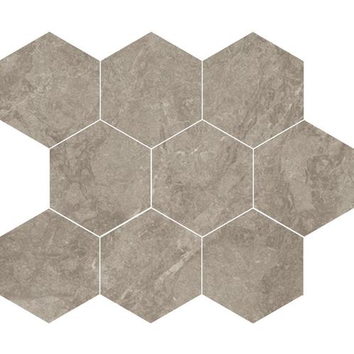 Mozaïek Cristacer Titanium 35.5x29.2cm Hexagon Brown (Prijs, Doe-het-zelf en Verbouw, Tegels, Ophalen of Verzenden