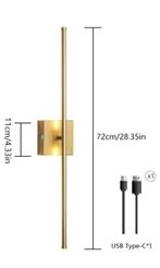 Oplaadbare LED Wandlamp – Moderne Draadloze Lamp met Remote, Huis en Inrichting, Verzenden, Nieuw