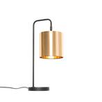 Moderne tafellamp zwart met goud - Lofty, Huis en Inrichting, Lampen | Tafellampen, Nieuw, Overige materialen, Modern, 50 tot 75 cm