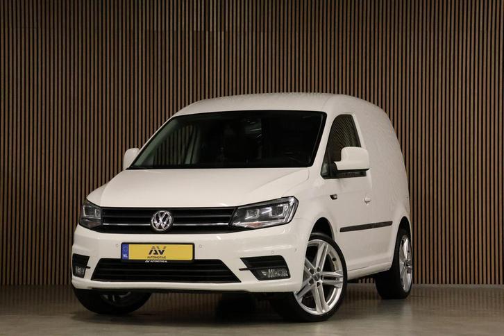 Volkswagen Caddy 2.0 TDI Highline | Bi-Xenon | Stoelverwarmi, Auto's, Bestelauto's, Onderhoudsboekje, Lease, Zwart, Handgeschakeld