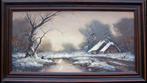 Cornelis Bruinsma (1942) - Winterlandschap